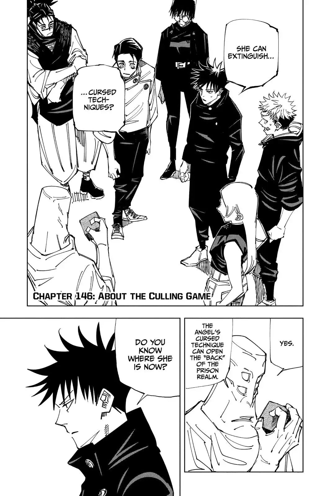 JUJUTSU KAISEN MANGA CHAPTER 146 - jujutsu-kaisen-merch.com