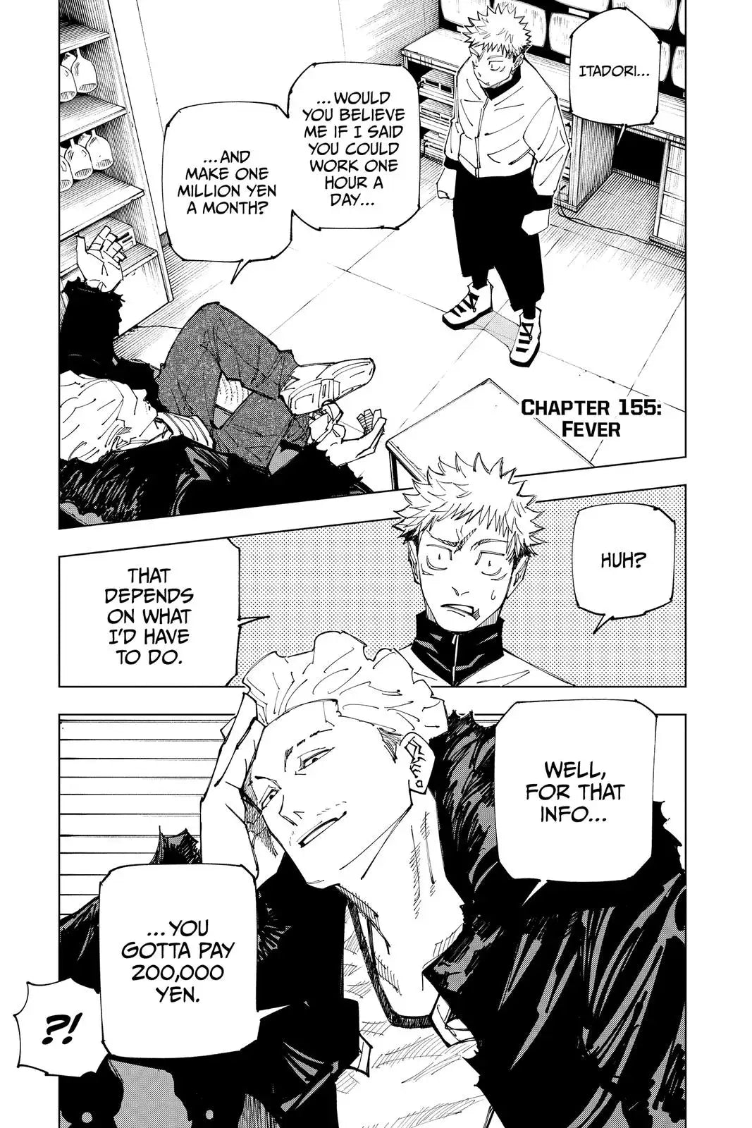 JUJUTSU KAISEN MANGA CHAPTER 155 - jujutsu-kaisen-merch.com