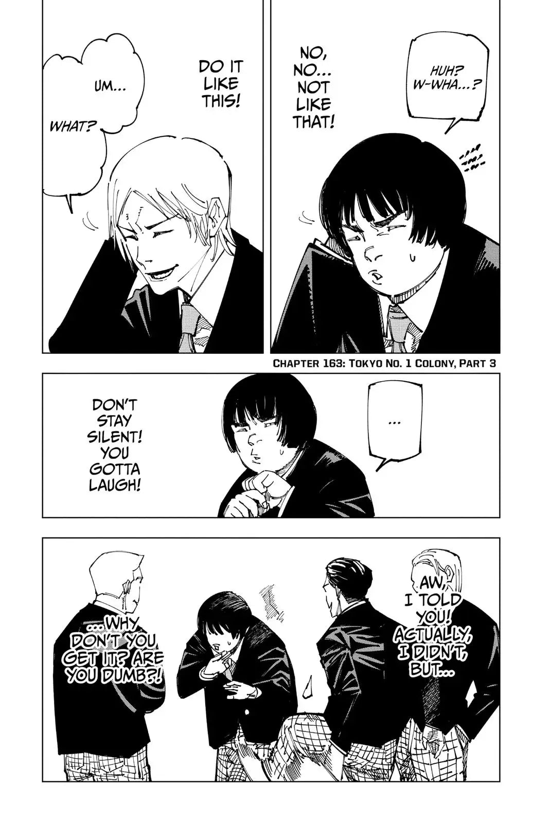 JUJUTSU KAISEN MANGA CHAPTER 163 - jujutsu-kaisen-merch.com