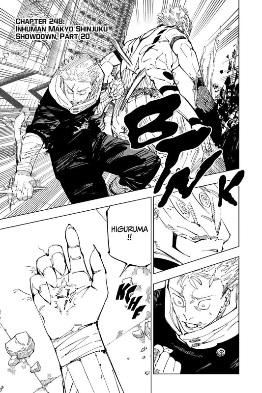 JUJUTSU KAISEN MANGA CHAPTER 248 - jujutsu-kaisen-merch.com