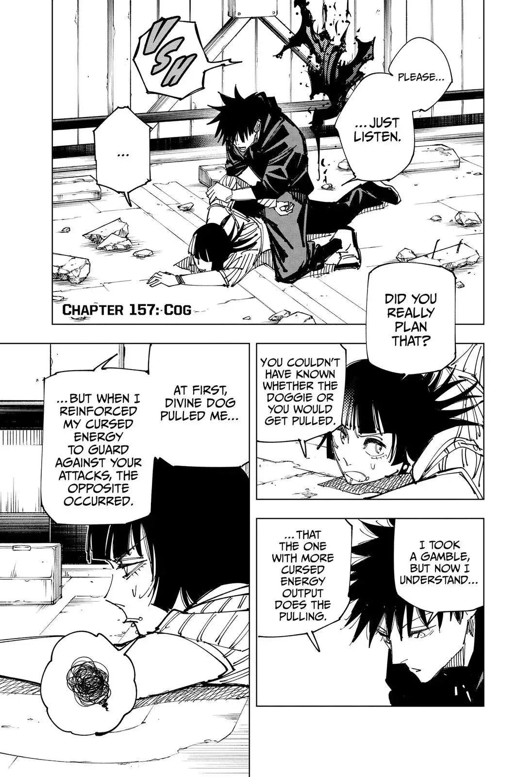 JUJUTSU KAISEN MANGA CHAPTER 157 - jujutsu-kaisen-merch.com