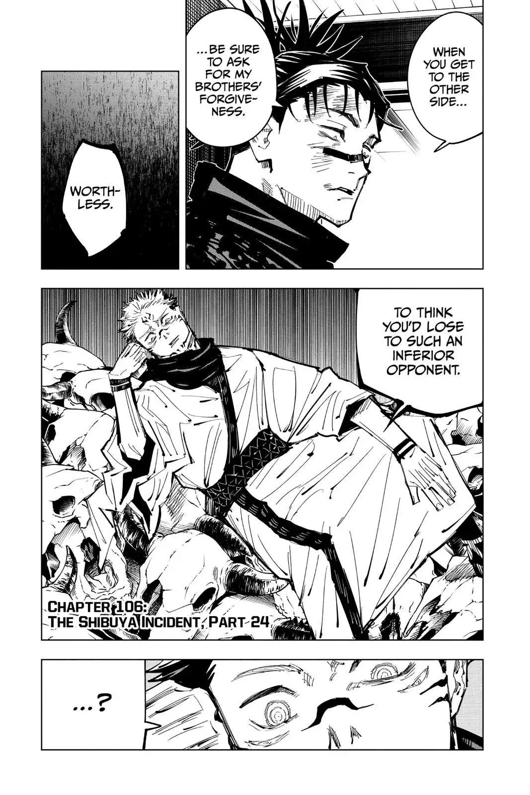 JUJUTSU KAISEN MANGA CHAPTER 106 - jujutsu-kaisen-merch.com