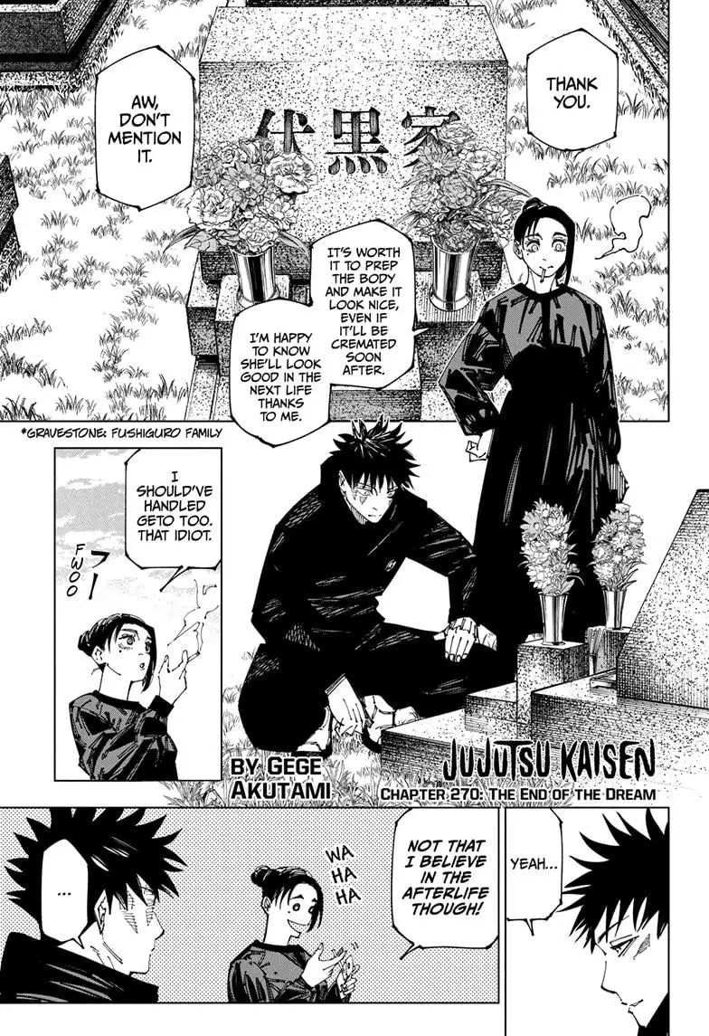 JUJUTSU KAISEN MANGA CHAPTER 270 - jujutsu-kaisen-merch.com