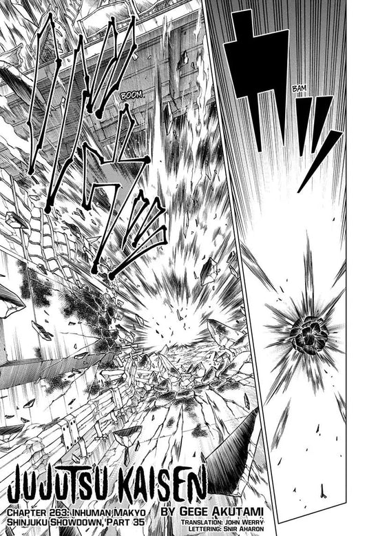 JUJUTSU KAISEN MANGA CHAPTER 263