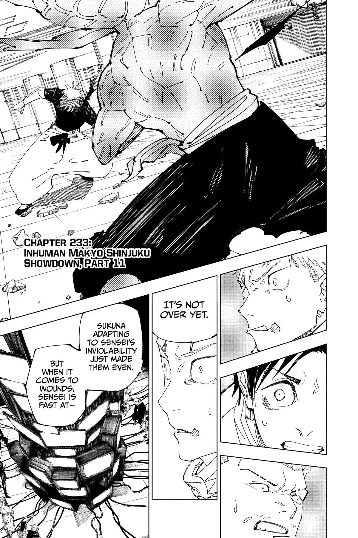 JUJUTSU KAISEN MANGA CHAPTER 233 - jujutsu-kaisen-merch.com