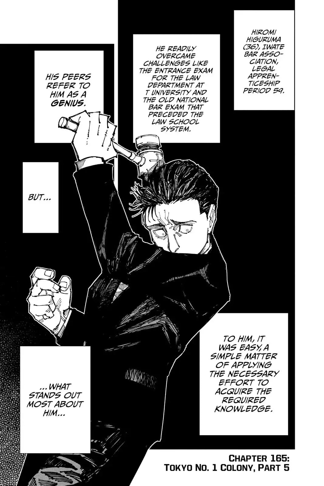 JUJUTSU KAISEN MANGA CHAPTER 165 - jujutsu-kaisen-merch.com