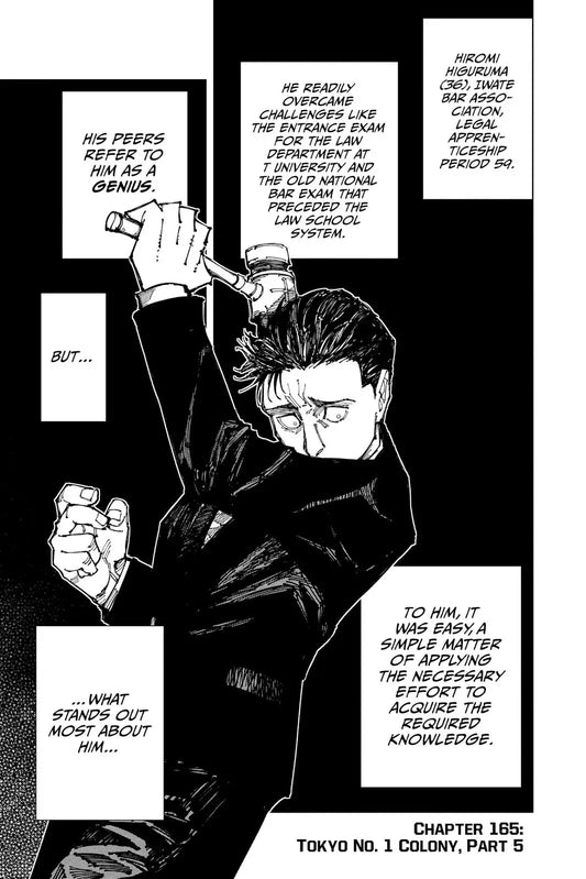 JUJUTSU KAISEN MANGA CHAPTER 165 - jujutsu-kaisen-merch.com