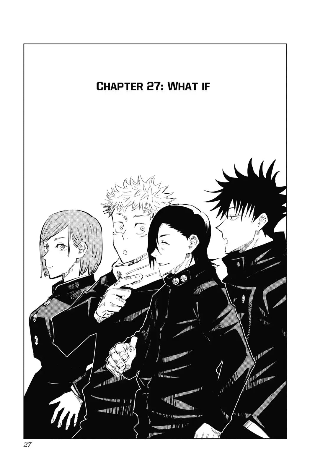 JUJUTSU KAISEN MANGA CHAPTER 27 - jujutsu-kaisen-merch.com