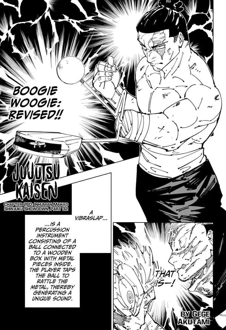 JUJUTSU KAISEN MANGA CHAPTER 260 - jujutsu-kaisen-merch.com