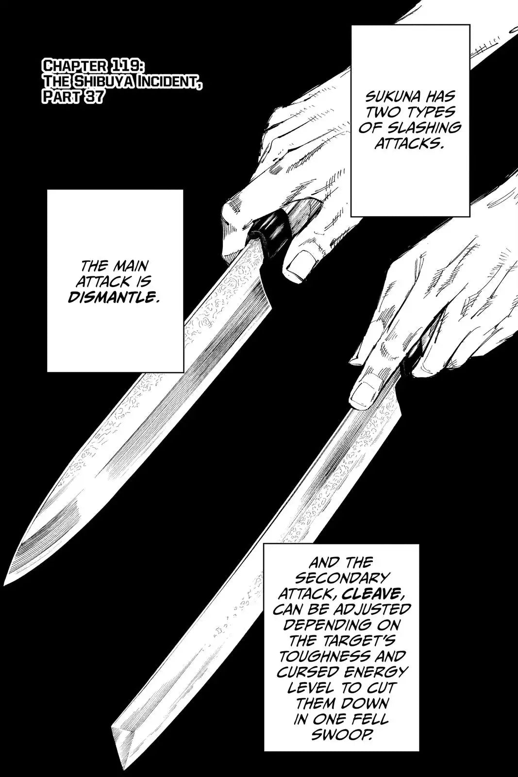 JUJUTSU KAISEN MANGA CHAPTER 119 - jujutsu-kaisen-merch.com