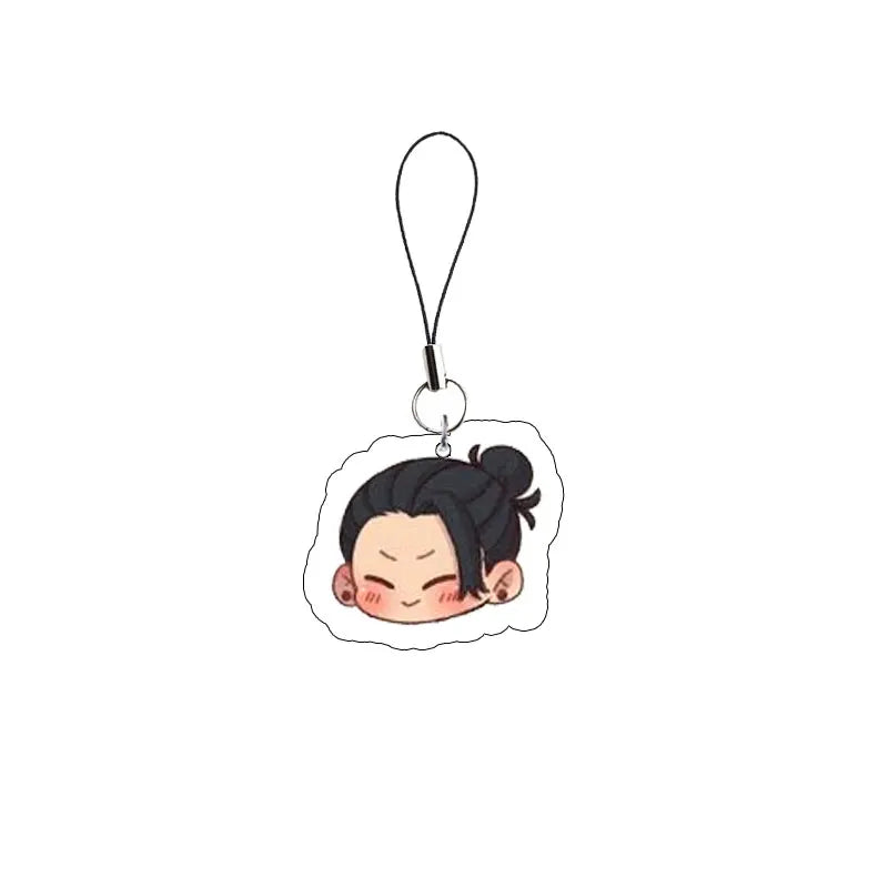 Porte-clés dessin animé Gojo pour téléphone portable, mignon, pour voiture, bijoux en acrylique, cadeau