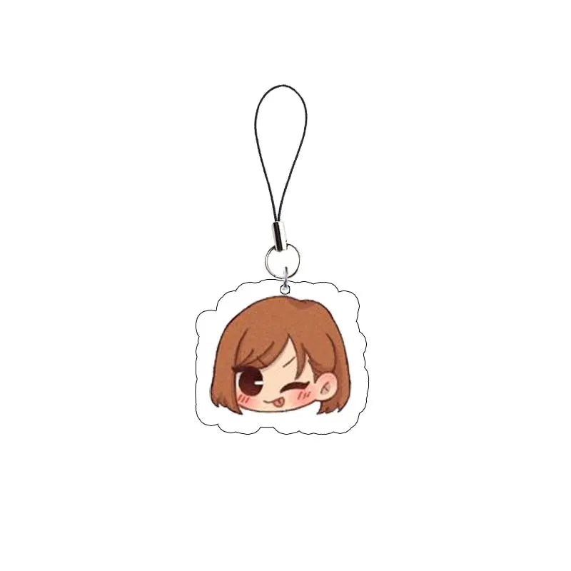 Porte-clés dessin animé Gojo pour téléphone portable, mignon, pour voiture, bijoux en acrylique, cadeau
