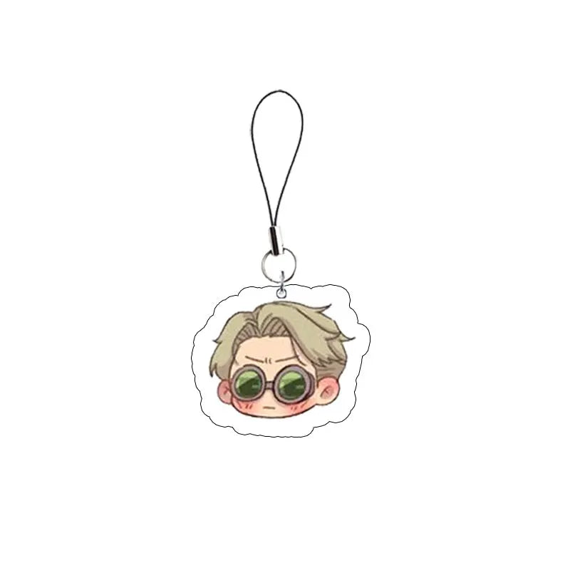 Porte-clés dessin animé Gojo pour téléphone portable, mignon, pour voiture, bijoux en acrylique, cadeau