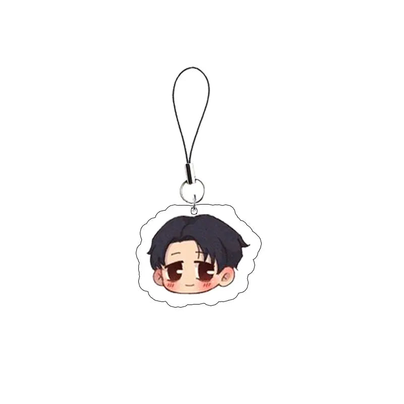 Porte-clés dessin animé Gojo pour téléphone portable, mignon, pour voiture, bijoux en acrylique, cadeau