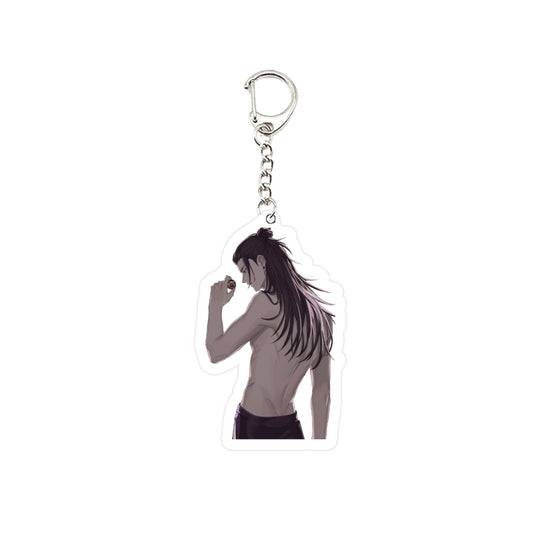 Porte-clés pendentif acrylique Geto Gojo, Anime Jujutsu Kaisen, porte-clés JJK, pour accessoires, sacs, bijoux, cadeaux
