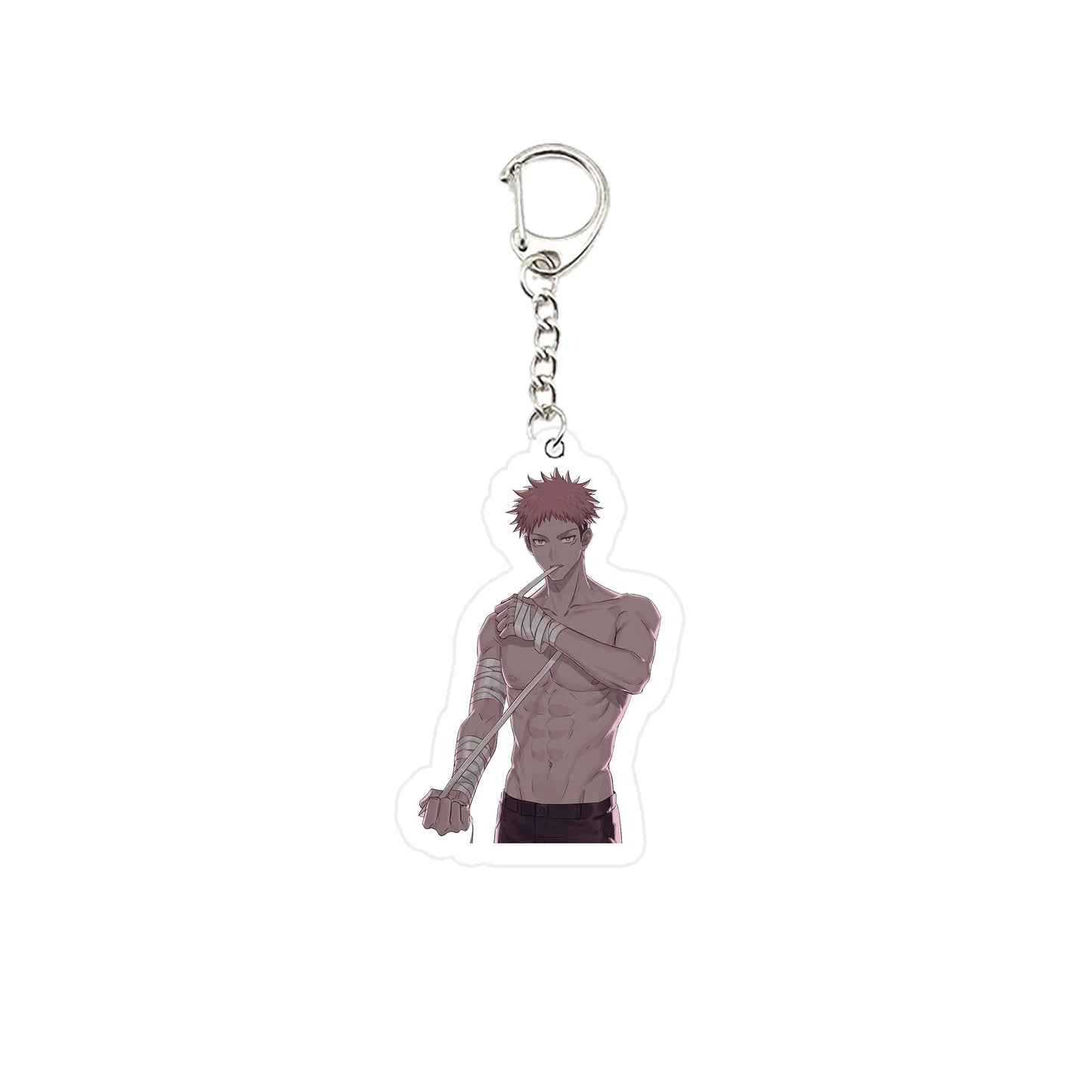 Porte-clés pendentif acrylique Geto Gojo, Anime Jujutsu Kaisen, porte-clés JJK, pour accessoires, sacs, bijoux, cadeaux