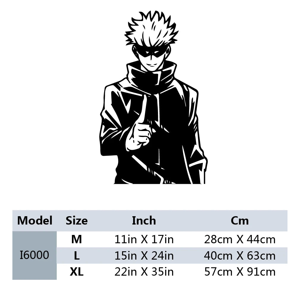 New Design Anime Jujutsu Kaisen Wall Stickers Removable Vinyl Mural Poster For Kids Room Living Room Home Decor Vinyl Decals
