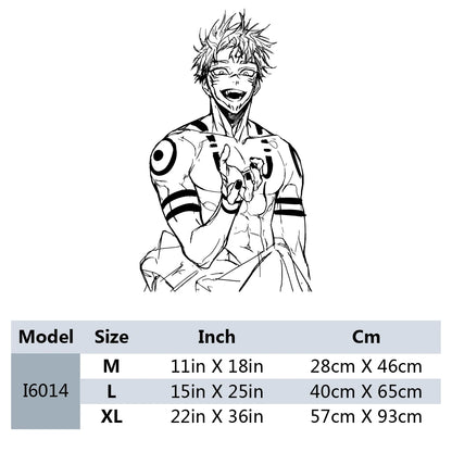 New Design Anime Jujutsu Kaisen Wall Stickers Removable Vinyl Mural Poster For Kids Room Living Room Home Decor Vinyl Decals