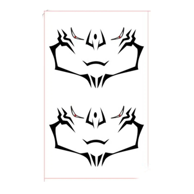 Brdwn Jujutsu Kaisen Unisex Yuji Itadori Toge Inumaki Cosplay Tattoo Stickers - Jujutsu Kaisen Merch - Free Shipping Buy Now