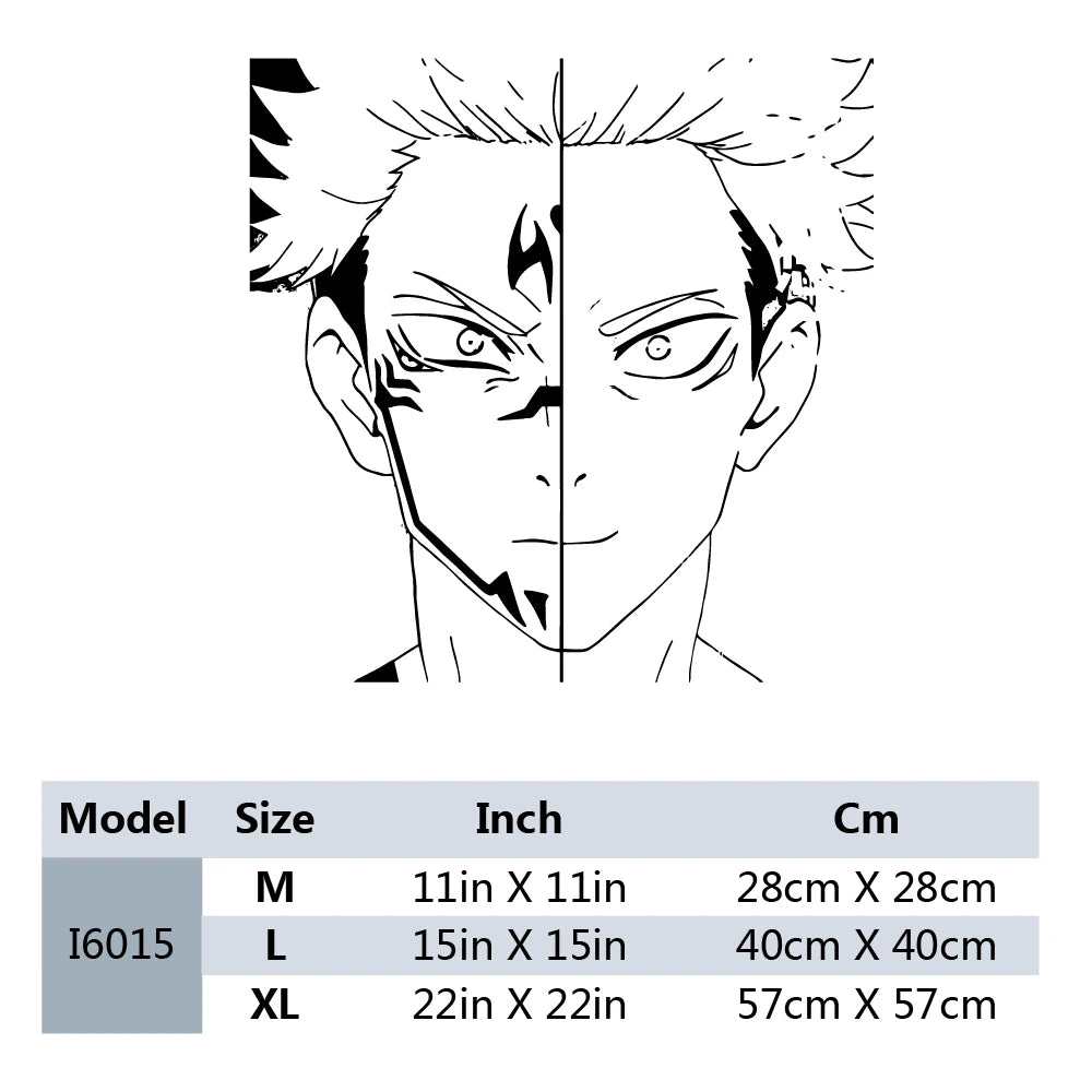 New Design Anime Jujutsu Kaisen Wall Stickers Removable Vinyl Mural Poster For Kids Room Living Room Home Decor Vinyl Decals