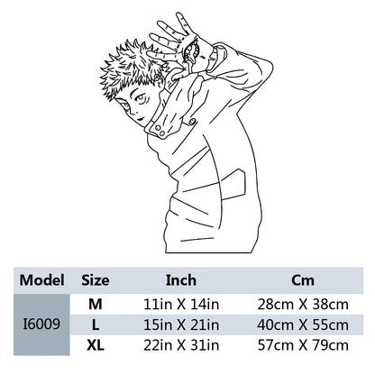 New Design Anime Jujutsu Kaisen Wall Stickers Removable Vinyl Mural Poster For Kids Room Living Room Home Decor Vinyl Decals