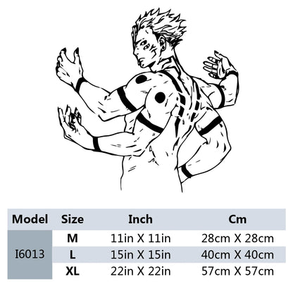 New Design Anime Jujutsu Kaisen Wall Stickers Removable Vinyl Mural Poster For Kids Room Living Room Home Decor Vinyl Decals