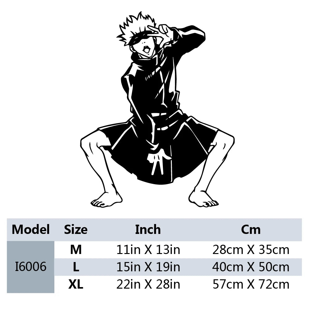 New Design Anime Jujutsu Kaisen Wall Stickers Removable Vinyl Mural Poster For Kids Room Living Room Home Decor Vinyl Decals