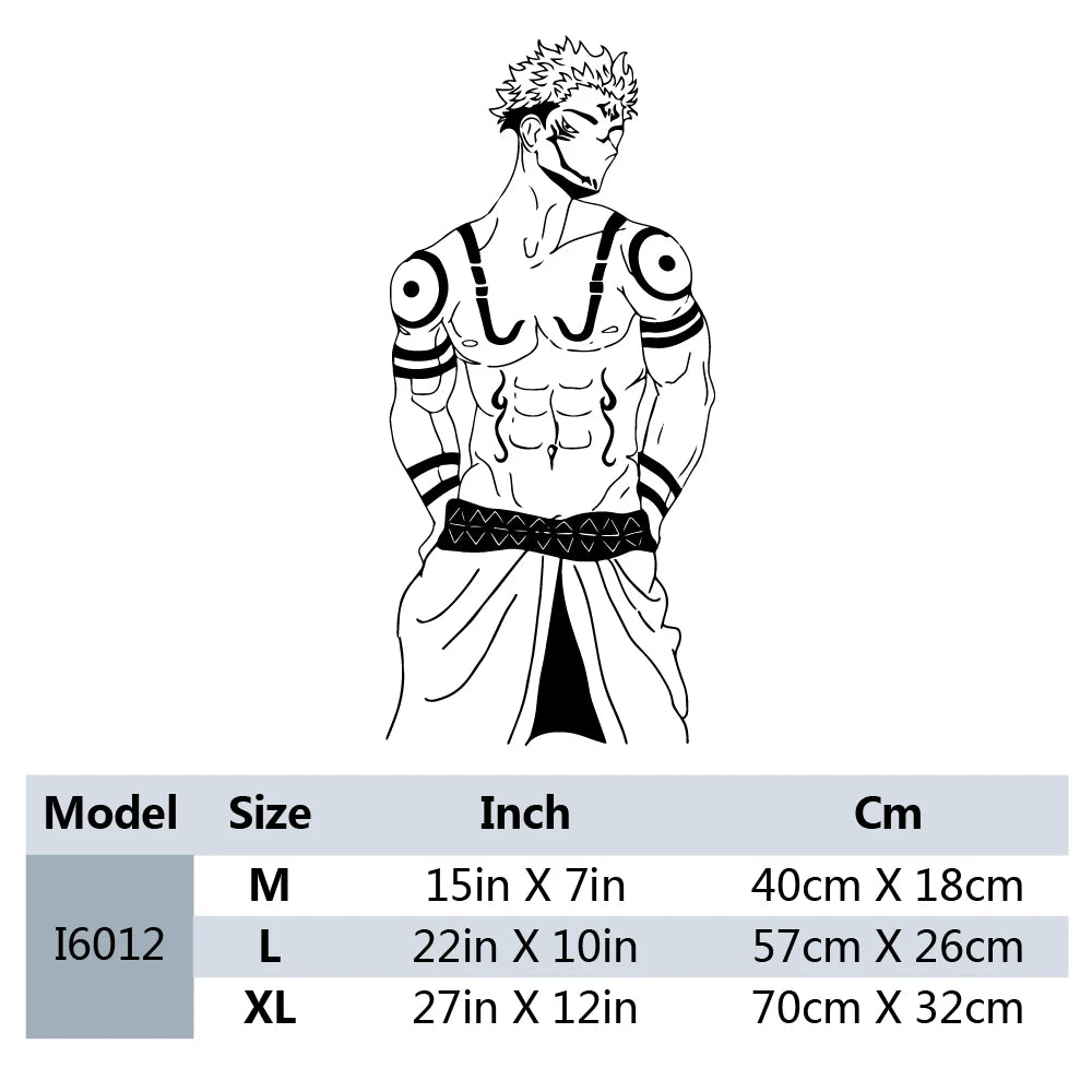 New Design Anime Jujutsu Kaisen Wall Stickers Removable Vinyl Mural Poster For Kids Room Living Room Home Decor Vinyl Decals