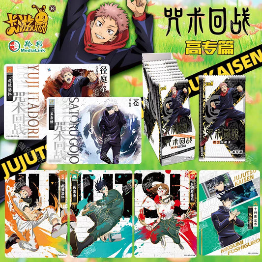 KAYOU Genuine Jujutsu Kaisen Card Warlock Advanced Chapter Polaroid Love and Curse Gojo Satoru Anime BP Collection Cards Toys