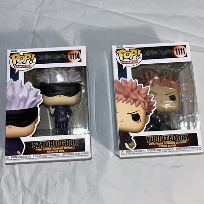 Funko Pop Jujutsu Kaisen Figure Official Licensed Yuji Itadori Satoru Gojo Statue Collectible Limited Edition Model Toy Gift