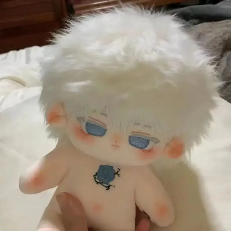 20cm Jujutsu Kaisen Satoru Gojou Dress-up Doll Anime Peripheral Stuffed Plush Doll Cartoon Cotton Doll Children Adults Cute Toys - Jujutsu Kaisen Merch - Free Shipping Buy Now