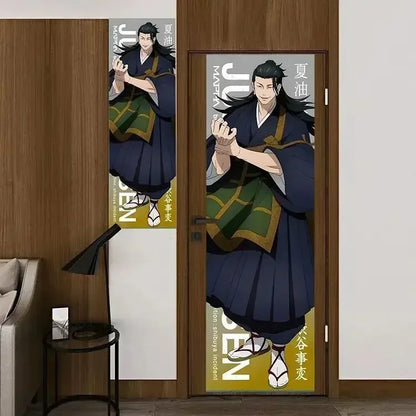 New Satoru Gojo Poster Jujutsu Kaisen Room Decoration Poster Wall Stickers Okkotsu Yuta Mahito 200cm high and 60cm wide poster