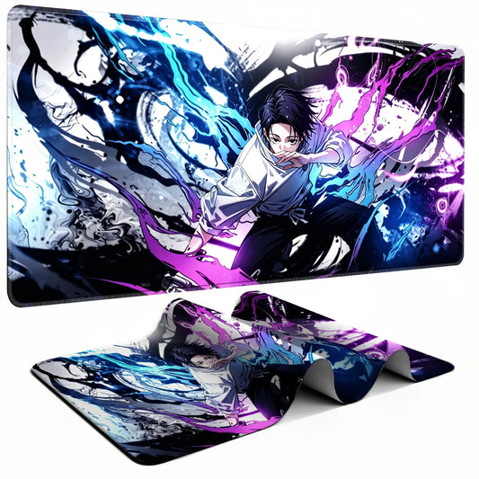 HD Anime Purple Mouse Pads Yuta Okkotsu Gaming Keyboard Rug Laptop Mousepad PC J-Jujutsu Kaisen Gamer Cabinet Extended Desk Mat