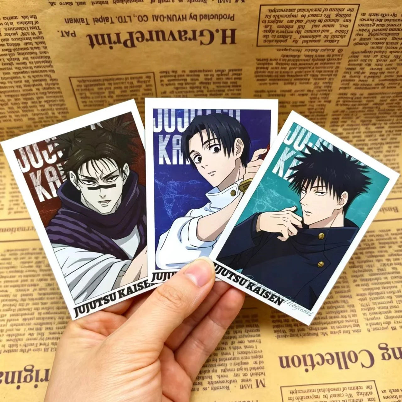 10Pcs/Set JJK Jujutsu Kaisen Lomo Cards Mini Photocard Yuji Megumi Nanami Character Postcard Bookmark  Fans Collectible Gift