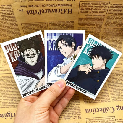 10Pcs/Set JJK Jujutsu Kaisen Lomo Cards Mini Photocard Yuji Megumi Nanami Character Postcard Bookmark  Fans Collectible Gift