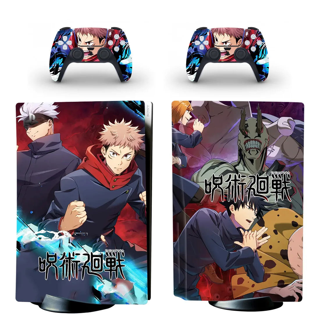 New Anime Jujutsu Kaisen Gojo PS5 Disc Skin Sticker Decal Cover for Console Controller PS5 Standard Disk Skin Sticker Vinyl