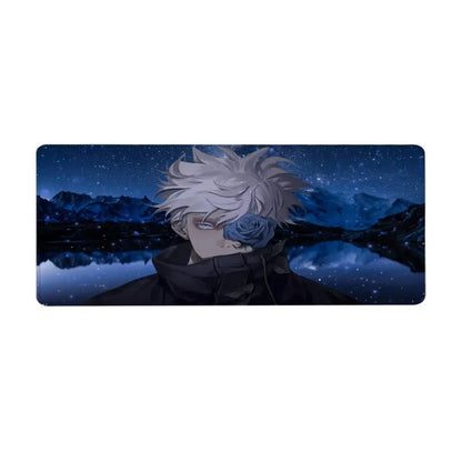 Jujutsu Kaisen Satoru Gojo Mouse Pad 90x40CM Non-slip Gaming Mousepad Gamer E-Sports Mouse Mat Mechanical Keyboard XXL Desk Mat
