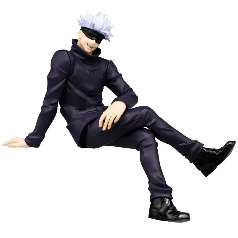 11cm New Gojo Satoru Anime Jujutsu Kaisen Action Figure Itadori Yuji Seated Noodle Stopper Model Toys Japanese Dolls Hobbies  - Jujutsu Kaisen Merch - Free Shipping Buy Now