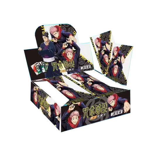 Cartes rares Jujutsu Kaisen pour enfants, personnage de dessin animé Gojo Satoru Fushiguro Megumi Itadori Yuji Warlock, carte de Collection, jouet Gif, 2024