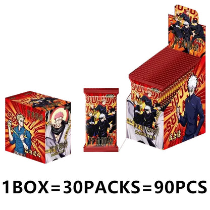 Genuine Jujutsu Kaisen Card Warlock Cards Gojo Satoru Fushiguro Megumi Itadori Yuji Cards Anime Peripheral Collection Cards Toy