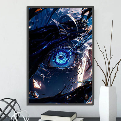J-Jujutsu Gojo Satoru Self-adhesive Poster Figures Home Decoration Painting Wall Art Bedroom Cartoons Decor Anime Wallpaper