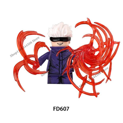 Jujutsu Kaisen MINI Puzzle Brick toys Makora Gojo Satoru Rogo Ryomen Sukuna Kugisaki Nobara Building Blocks Collection Gift
