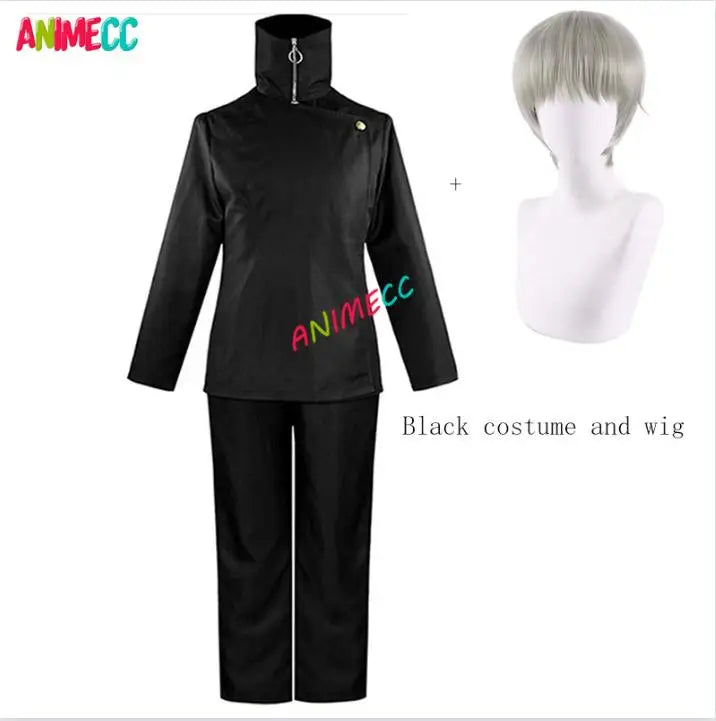 ANIMECC in Stock S-2xL Toge Inumaki Cosplay Costume Wig Tattoo Sticker Shoes Halloween Christmas Party School Uniform Outfit Men - Jujutsu Kaisen Merch - Free Shipping Buy Now