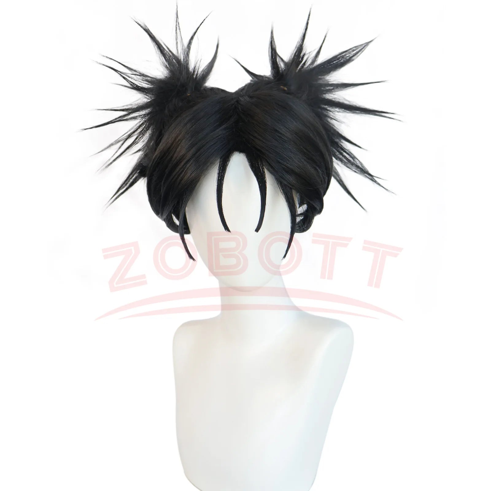 Jujutsu JJK Manga Choso Cosplay Wig Anime Jujutsu Kaisen Black Double Ponytail Hair Sticker Itadori Yuji Halloween Wig Women Men - Jujutsu Kaisen Merch - Free Shipping Buy Now