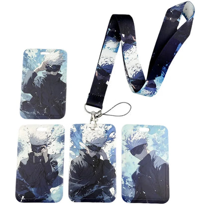 Porte-clés Jujutsu Kaisen, cordons, porte-badge, carte d'identité, laissez-passer, salle de sport, téléphone portable, sangles, rubans, cadeaux