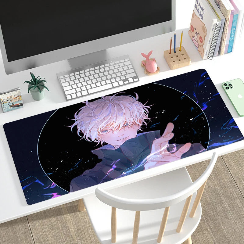 Mouse Pad Gamer Home HD Large Desk Mats Mouse Mat MousePads Jujutsu Kaisen Laptop Anti-slip Gamer Natural Rubber Carpet Mice Pad