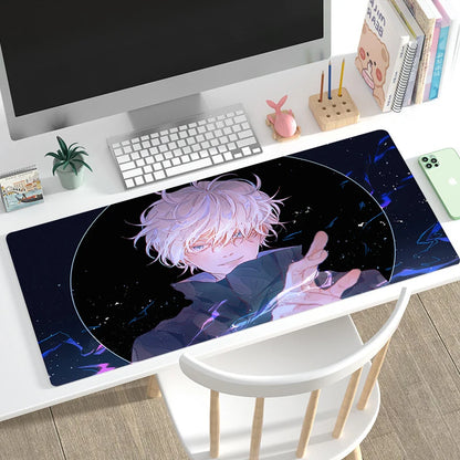 Mouse Pad Gamer Home HD Large Desk Mats Mouse Mat MousePads Jujutsu Kaisen Laptop Anti-slip Gamer Natural Rubber Carpet Mice Pad