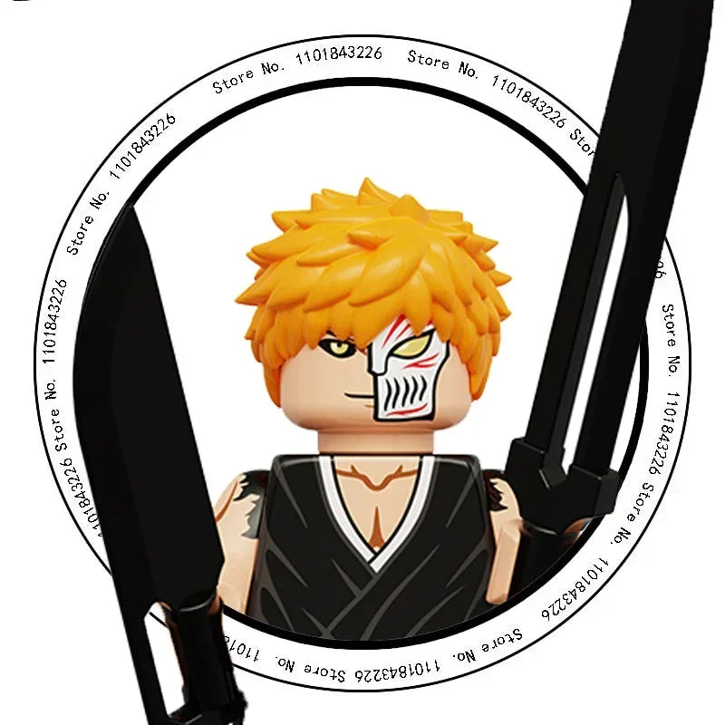 Jujutsu Kaisen Bleach Building Blocks Itadori Yuji Gojo Satoru Ryomen Sukuna Mini Action Figure Accessories Christmas Gifts