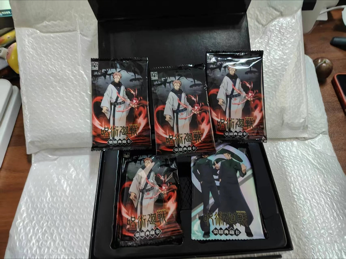 Jujutsu Kaisen Collection Cards 12 Packs Booster Box Glory Edition Anime Trading Card Game CCG Kadou Merchandise