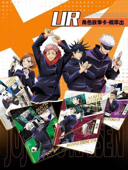 Original KAYOU Jujutsu Kaisen Card Higher Vocational Warlock Animation Theme Series Game Collection Card Toy Children Gifts